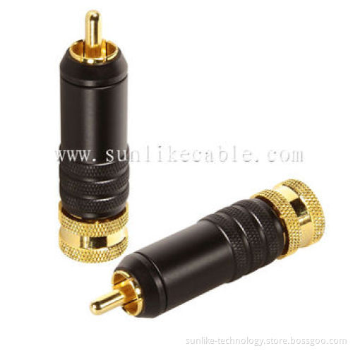 Power Plugs with High-quality, Gold-plated and Mirror-polished Surface, Anti-interference Shell